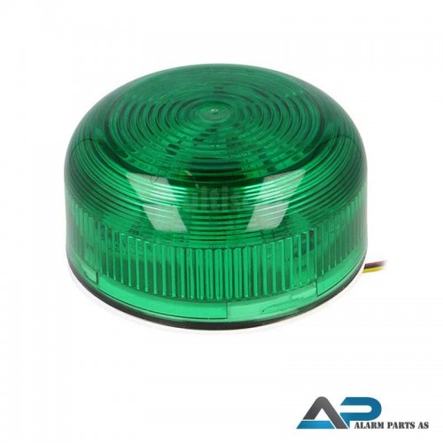 QBS-0070 Lavprofil LED Grønn linse 11-35VDC